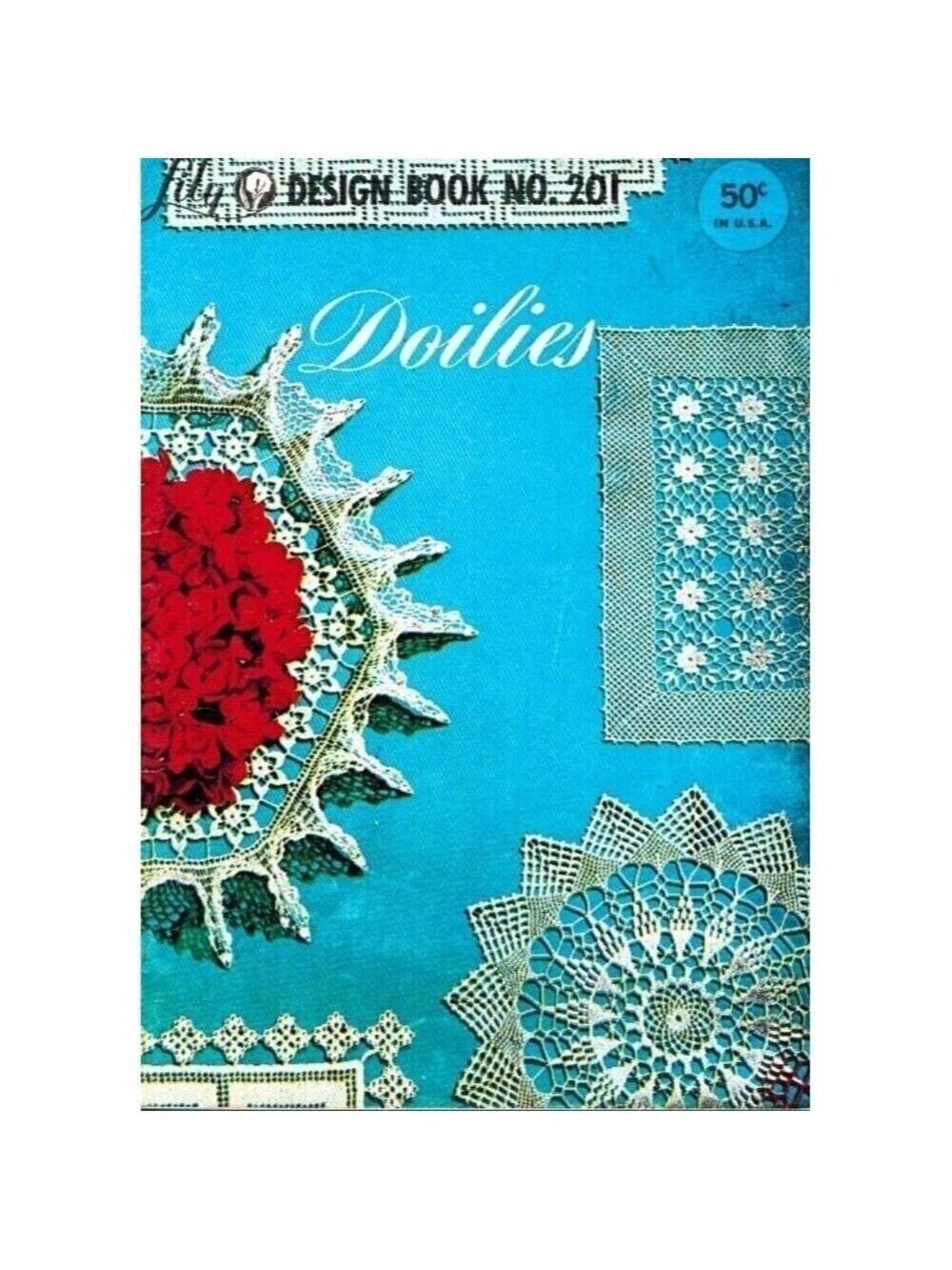 Vintage 1960s Doilies Design Book No. 201 By Lily